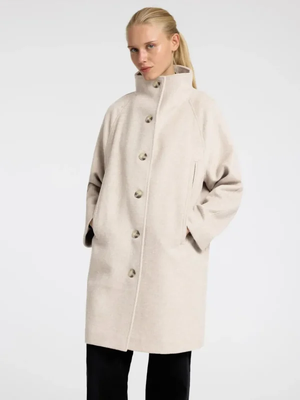 SELECTED SLÄT KAPPA Beige Fashion
