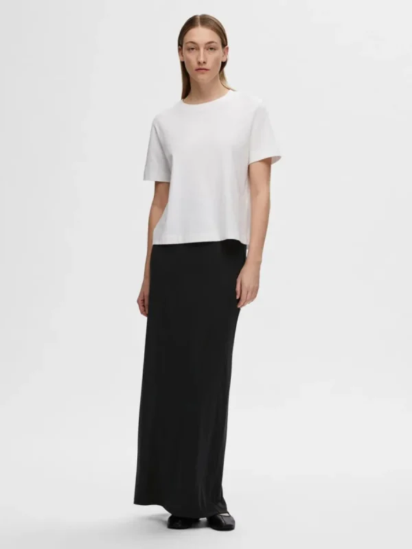 SELECTED SMAL MAXIKJOL Black Discount