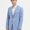 SELECTED SMAL PASSFORM ENKELKNÄPPT KAVAJ Blue Fashion