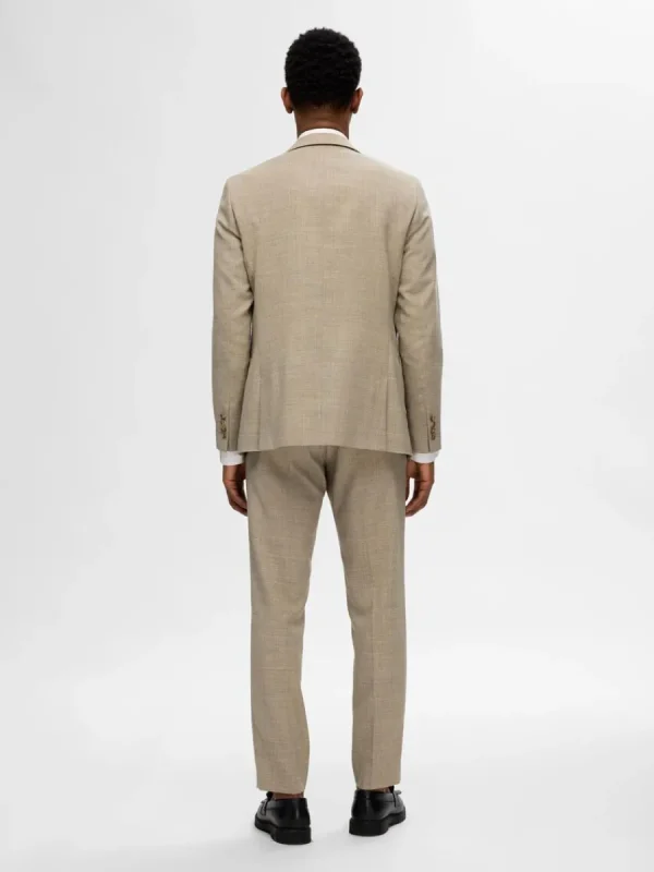 SELECTED SMAL PASSFORM ENKELKNÄPPT KAVAJ Beige Best Sale