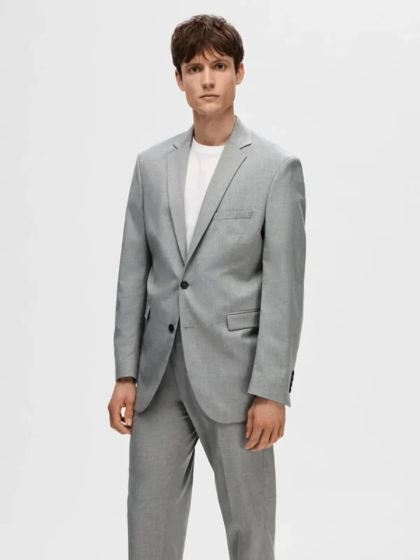 SELECTED SMAL PASSFORM KAVAJ Grey Cheap