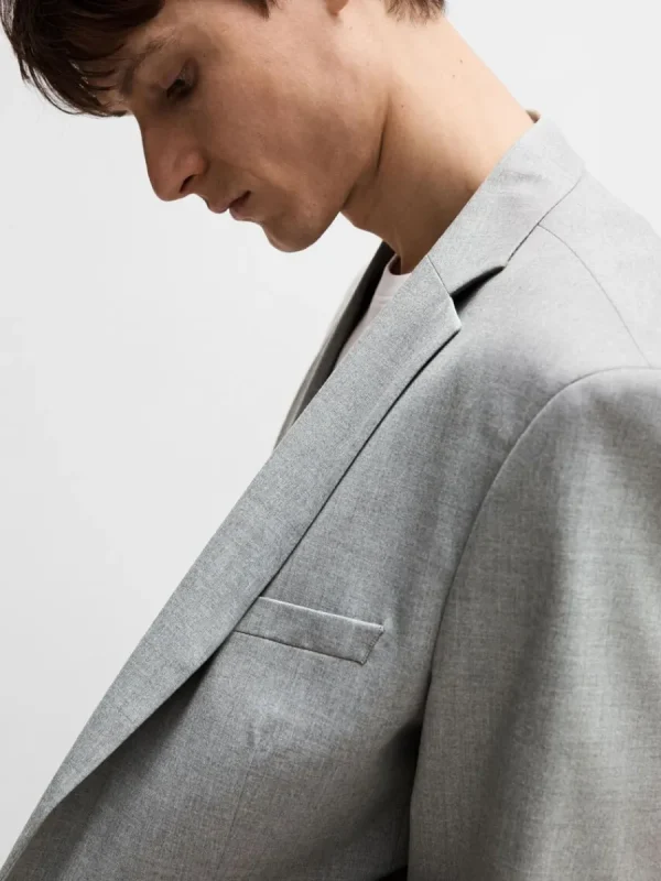 SELECTED SMAL PASSFORM KAVAJ Grey Cheap
