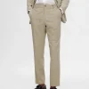 SELECTED SMAL PASSFORM KOSTYMBYXOR Beige Clearance