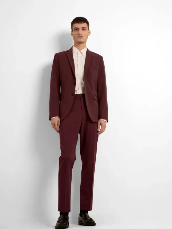 SELECTED SMAL PASSFORM KOSTYMBYXOR Red Discount