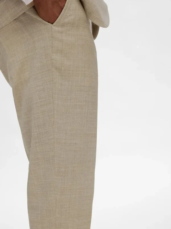 SELECTED SMAL PASSFORM KOSTYMBYXOR Beige Clearance