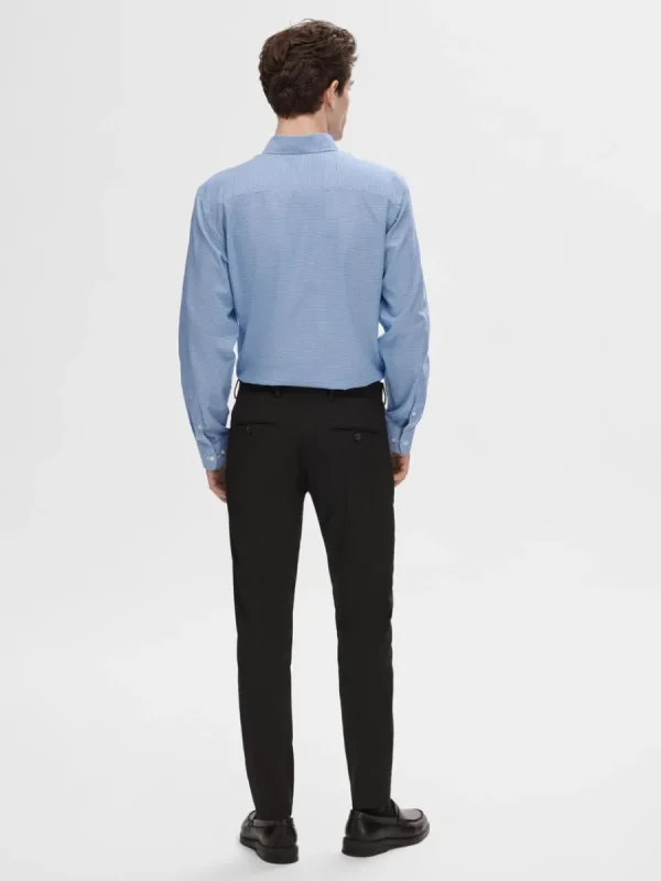 SELECTED SMAL PASSFORM SKJORTA Blue Store