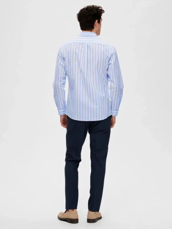 SELECTED SMAL PASSFORM SKJORTA Blue Hot