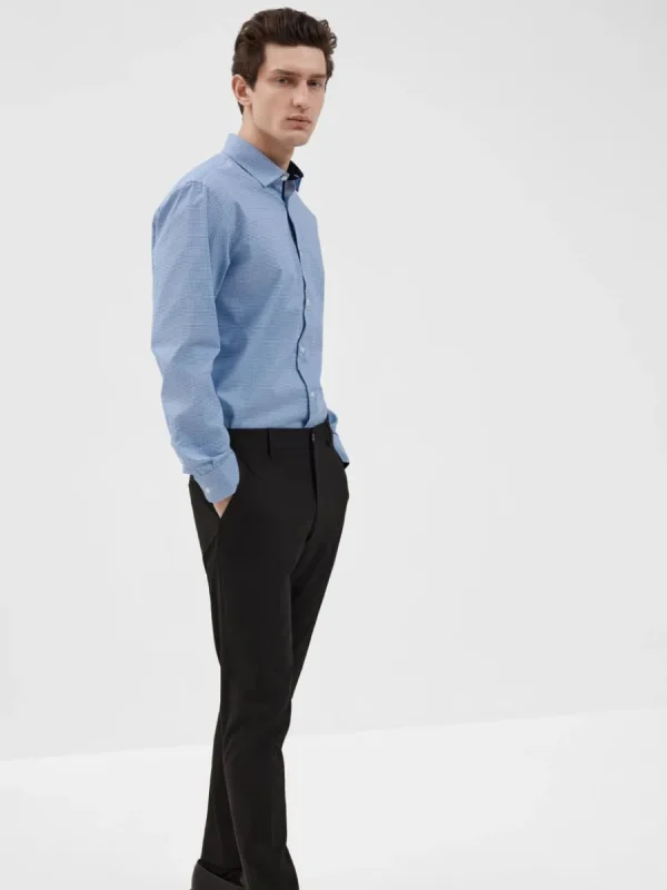 SELECTED SMAL PASSFORM SKJORTA Blue Store