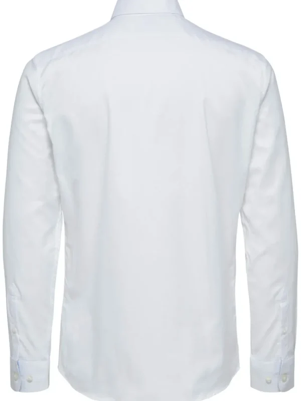 SELECTED SMAL PASSFORM SKJORTA White Hot