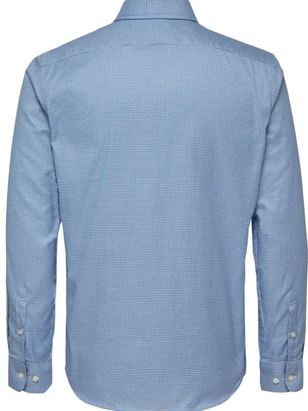 SELECTED SMAL PASSFORM SKJORTA Blue Store