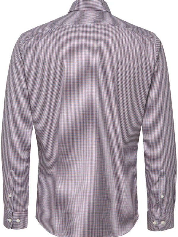 SELECTED SMAL PASSFORM SKJORTA Coloured Hot