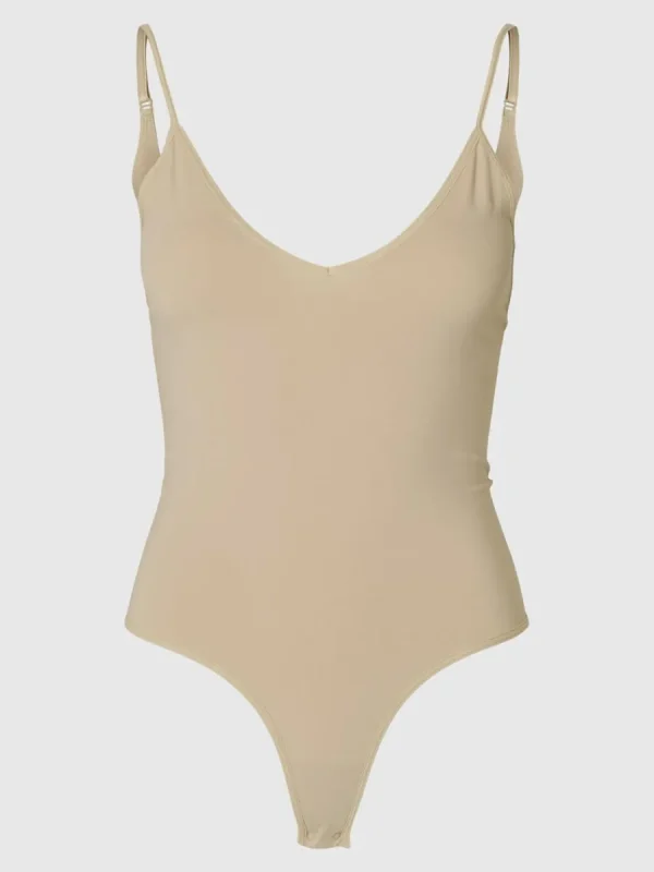 SELECTED SÖMLÖS SHAPEWEAR-BODY Brown Flash Sale