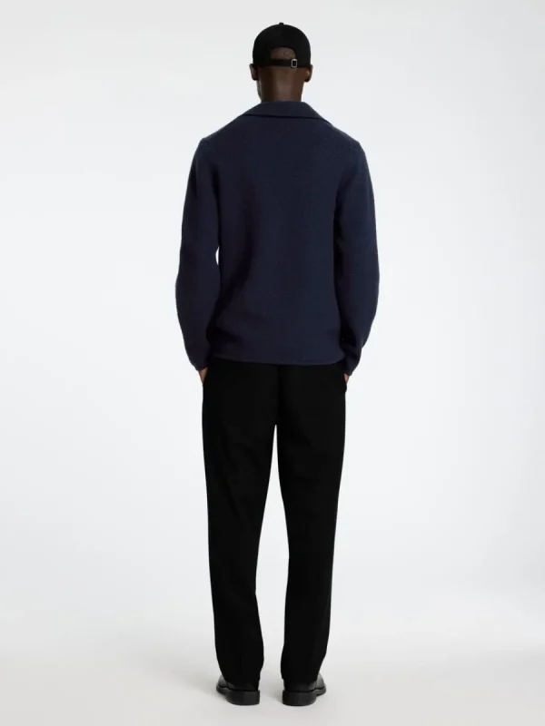 SELECTED STICKAD KAVAJ Blue Sale