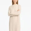 SELECTED STICKAD KORT KLÄNNING Beige Discount