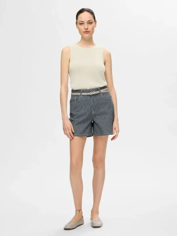 SELECTED STICKAD LINNE Beige Cheap