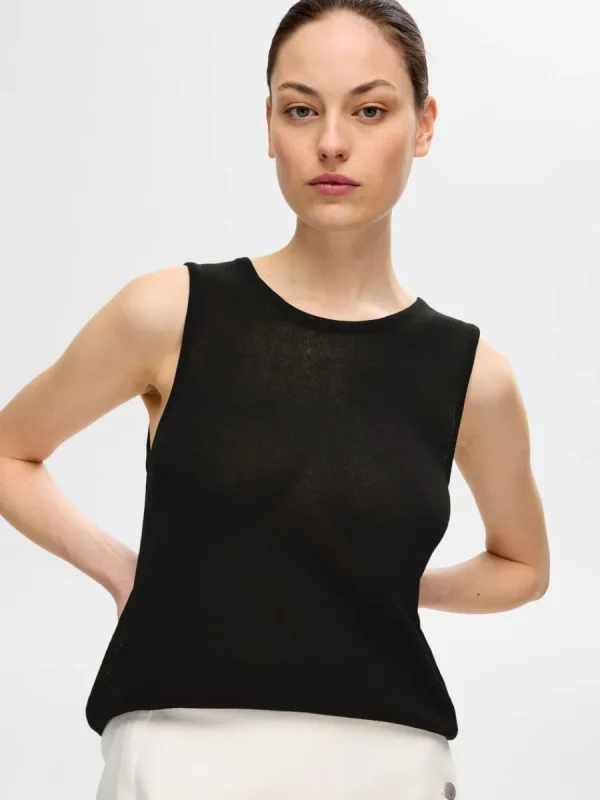 SELECTED STICKAD LINNE Black Best