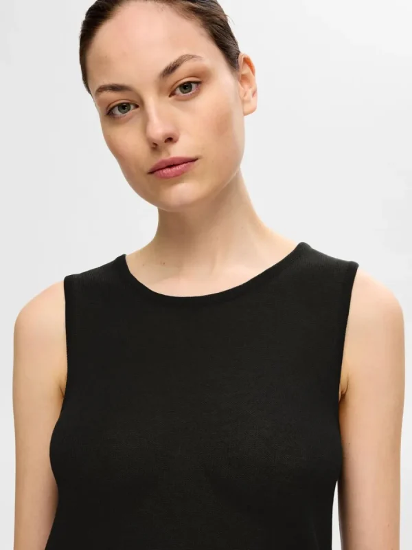 SELECTED STICKAD LINNE Black Best