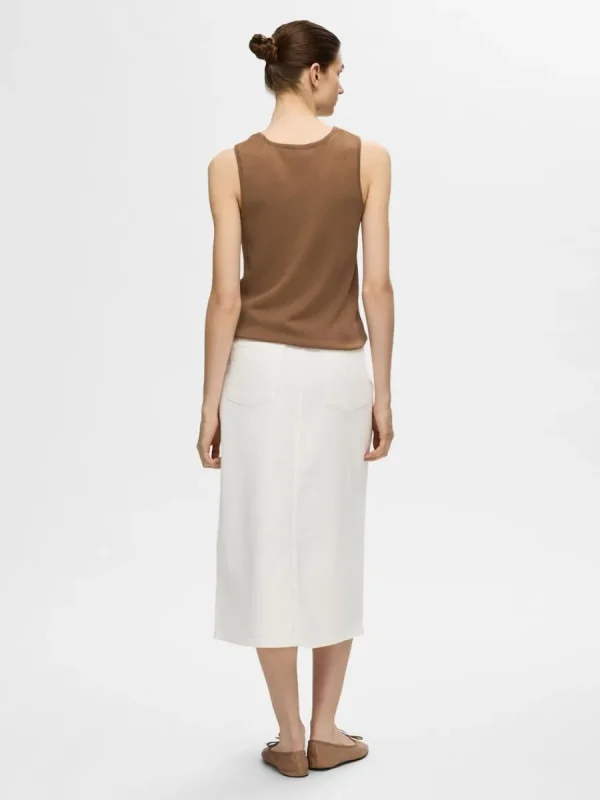 SELECTED STICKAD LINNE Brown Outlet