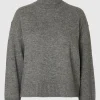 SELECTED STICKAD POLOTRÖJA Grey Cheap