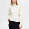 SELECTED STICKAD POLOTRÖJA Beige Cheap