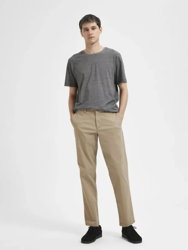 SELECTED 196 STRAIGHT FIT CHINOS Brown Online