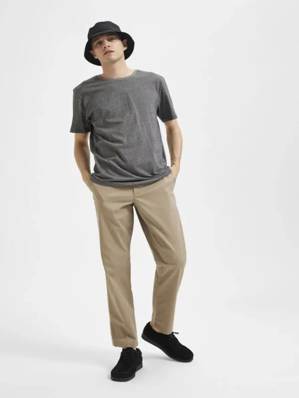 SELECTED 196 STRAIGHT FIT CHINOS Brown Online