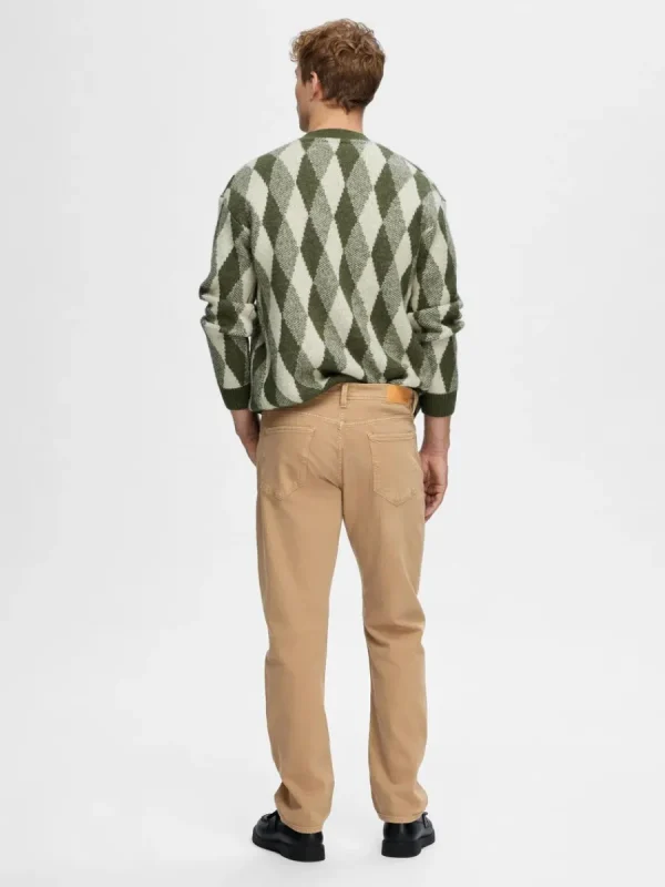 SELECTED 196 STRAIGHT FIT-JEANS Brown Flash Sale