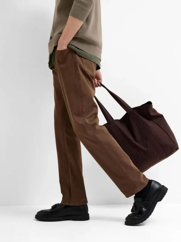 SELECTED 196 STRAIGHT FIT-JEANS Brown Best