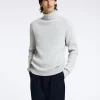 SELECTED STRUKTURERAD POLOTRÖJA Grey Flash Sale
