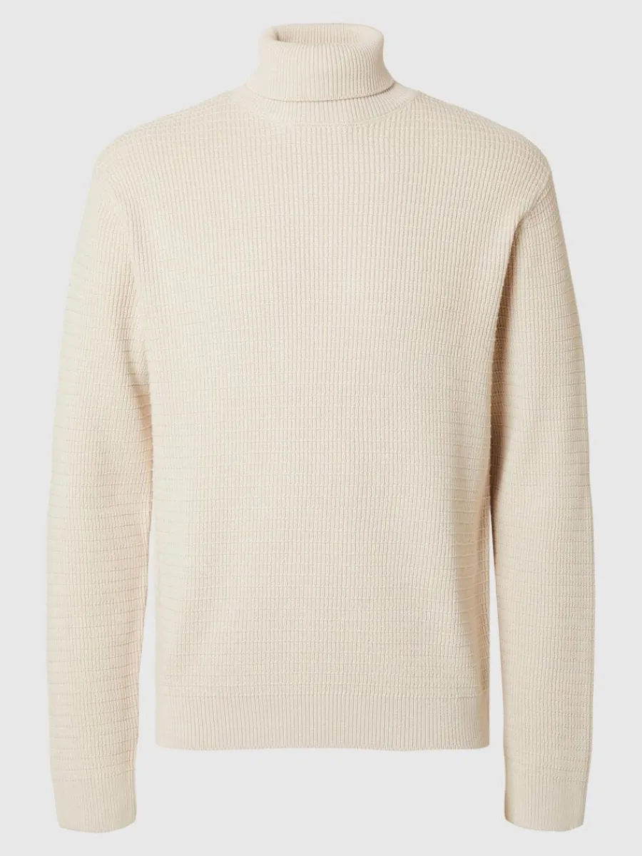strukturerad_polotrja_4.webp SELECTED STRUKTURERAD POLOTRÖJA Beige Clearance