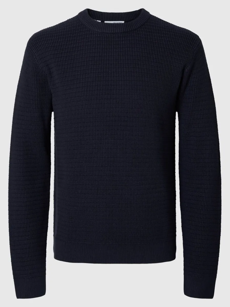 strukturerad_rundringad_t_0-4.webp SELECTED STRUKTURERAD RUNDRINGAD TRÖJA Blue Store