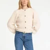SELECTED STRUKTURERAD STICKAD KOFTA Beige Best