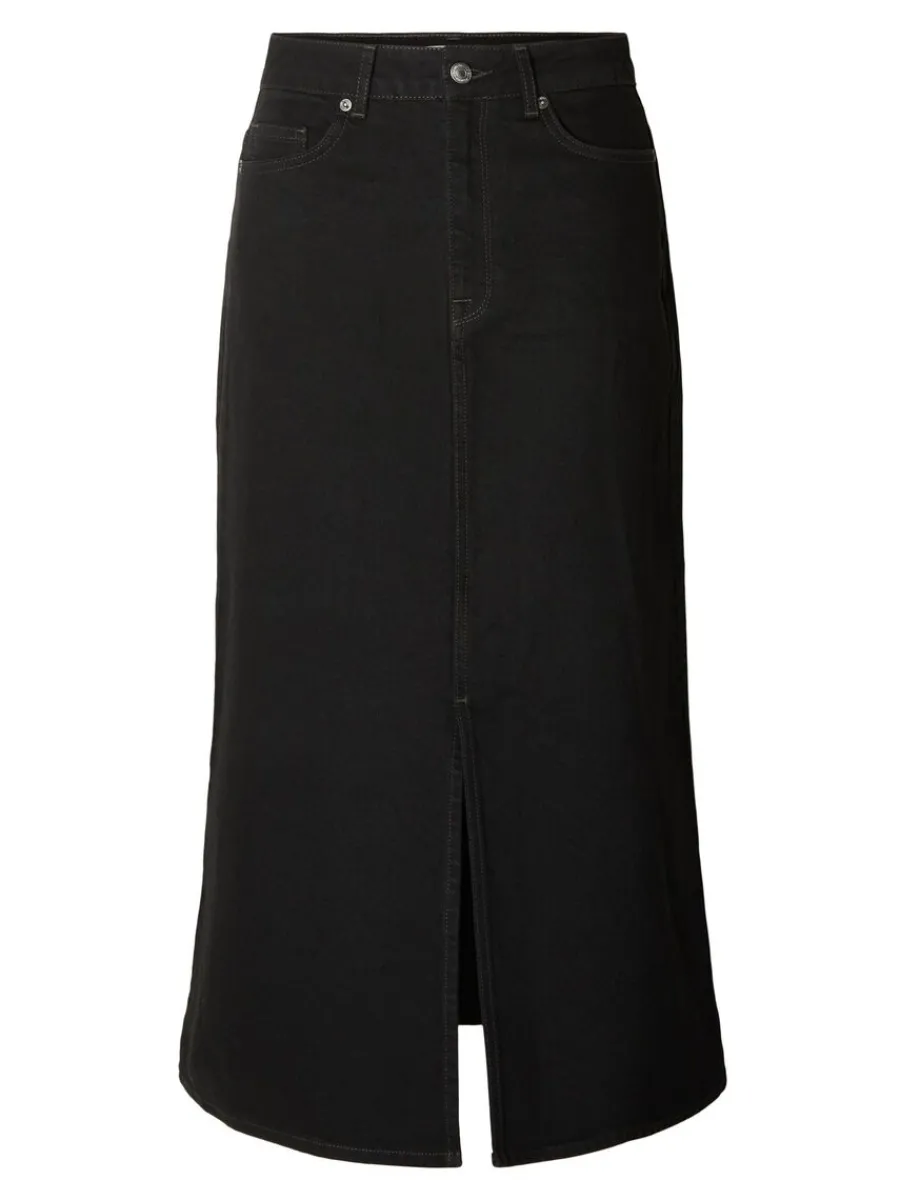 svart_denim_midikjol_0.webp SELECTED SVART DENIM MIDIKJOL Black New
