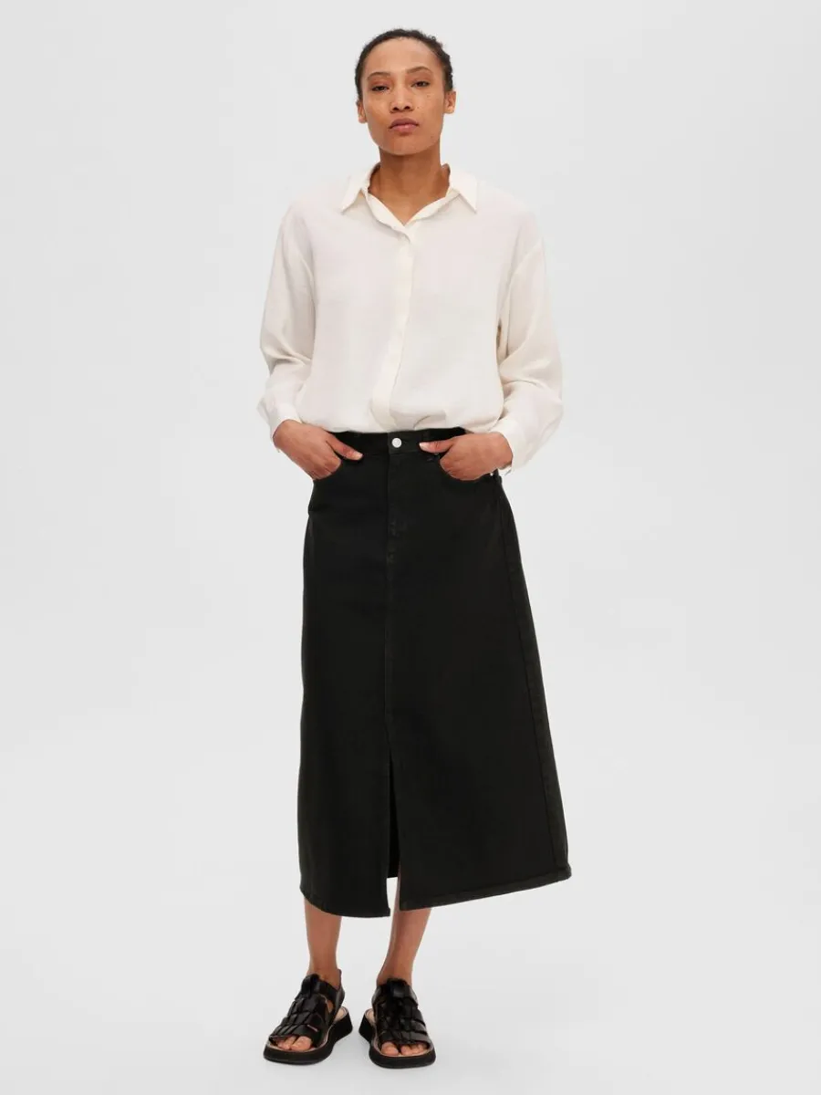 svart_denim_midikjol_2.webp SELECTED SVART DENIM MIDIKJOL Black New