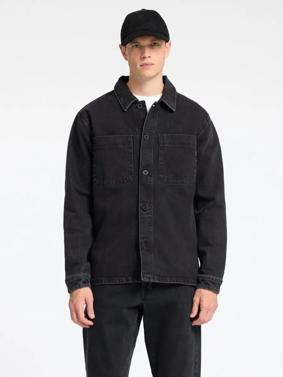 svart_denim_verskjorta_0.webp SELECTED SVART DENIM ÖVERSKJORTA Black Discount