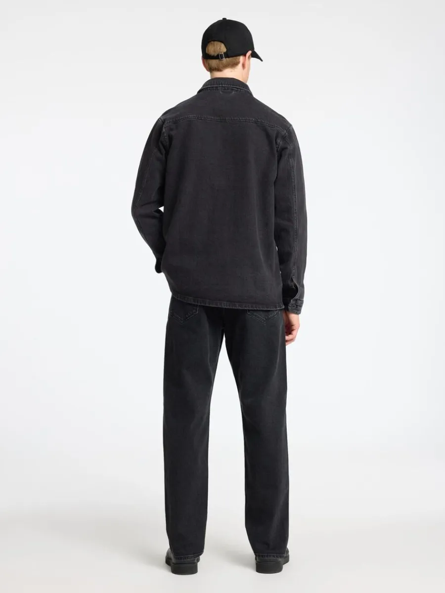 svart_denim_verskjorta_1.webp SELECTED SVART DENIM ÖVERSKJORTA Black Discount