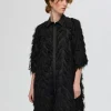 SELECTED TEXTURERAD SKJORTKLÄNNING Black Discount