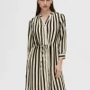 SELECTED TRYCK KORT KLÄNNING Black Clearance