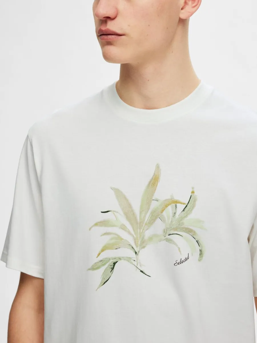 tryckt_bomulls_tshirt_3-4.webp SELECTED TRYCKT BOMULLS T-SHIRT White Fashion