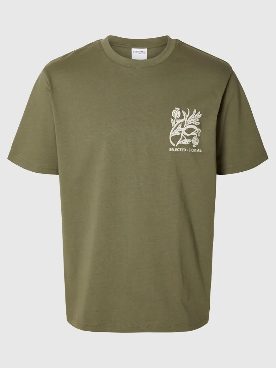 tryckt_bomulls_tshirt_5-2.webp SELECTED TRYCKT BOMULLS T-SHIRT Green Best Sale