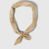 SELECTED TRYCKTA HALSDUK Beige Flash Sale