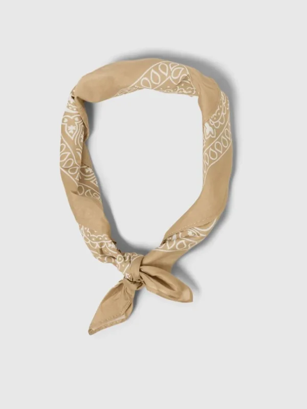 SELECTED TRYCKTA HALSDUK Beige Flash Sale