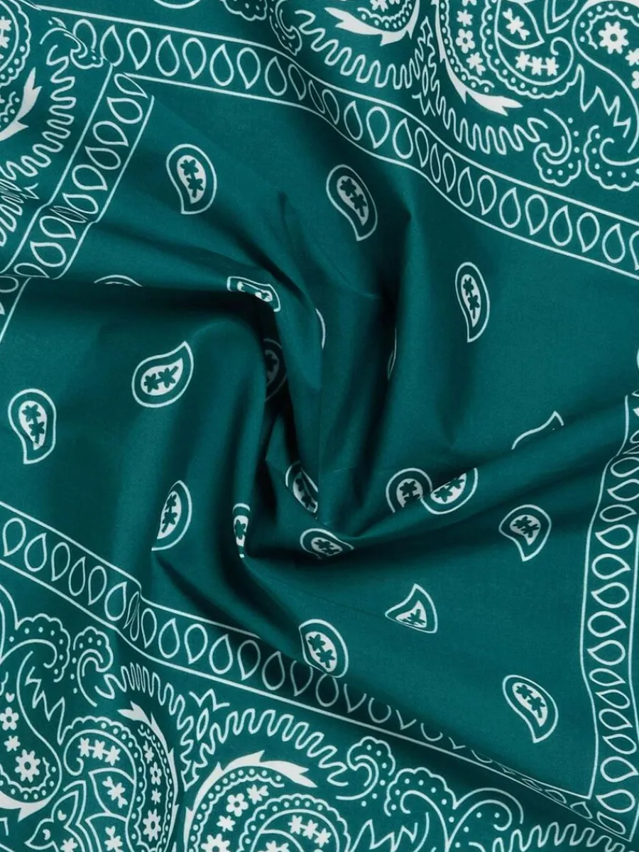tryckta_halsduk_1-5.webp SELECTED TRYCKTA HALSDUK Green Best Sale