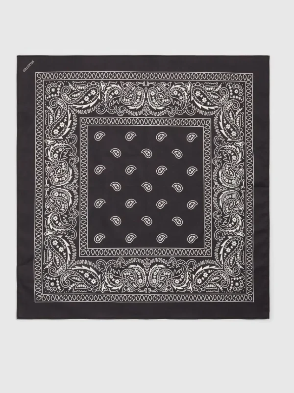 SELECTED TRYCKTA HALSDUK Black Discount