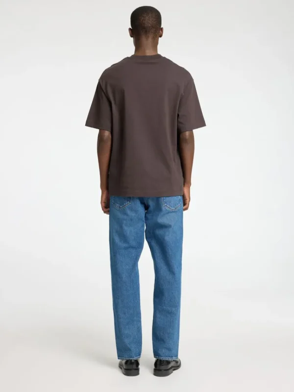 SELECTED TRYCKTA RUNDRINGAD T-SHIRT Brown Flash Sale