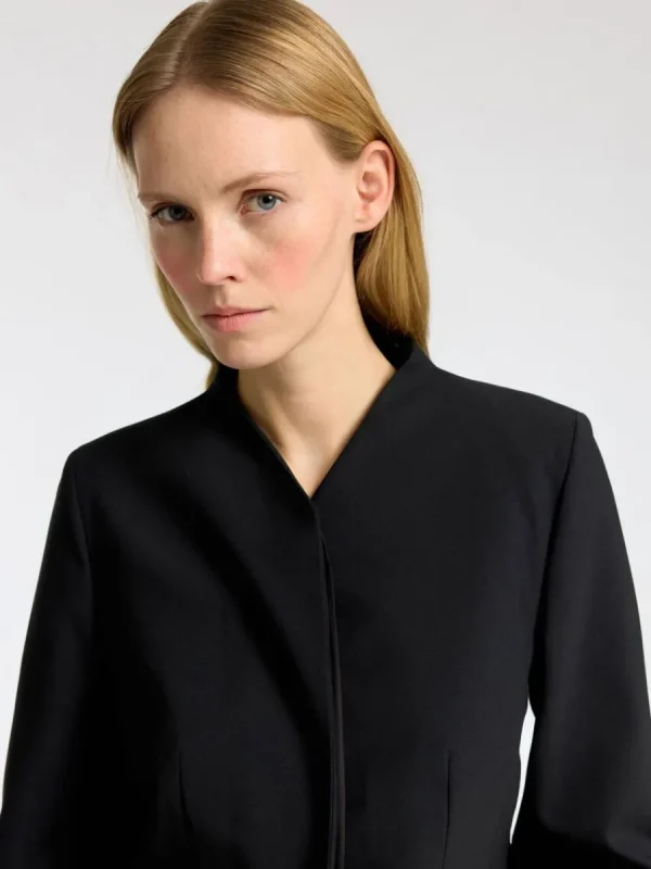 SELECTED ÅTSITTANDE KAVAJ Black Clearance