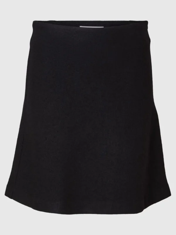 SELECTED 100% ULL MINIKJOL Black Shop