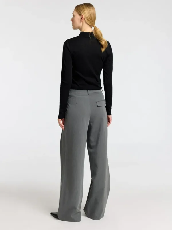 SELECTED 100% ULL POLOTRÖJA Black Discount