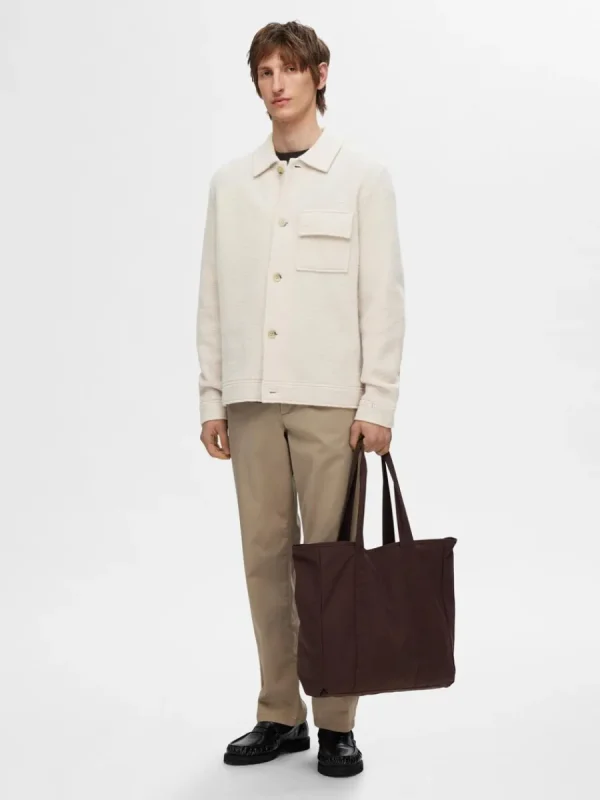 SELECTED 100% ULL SHACKET Beige Hot