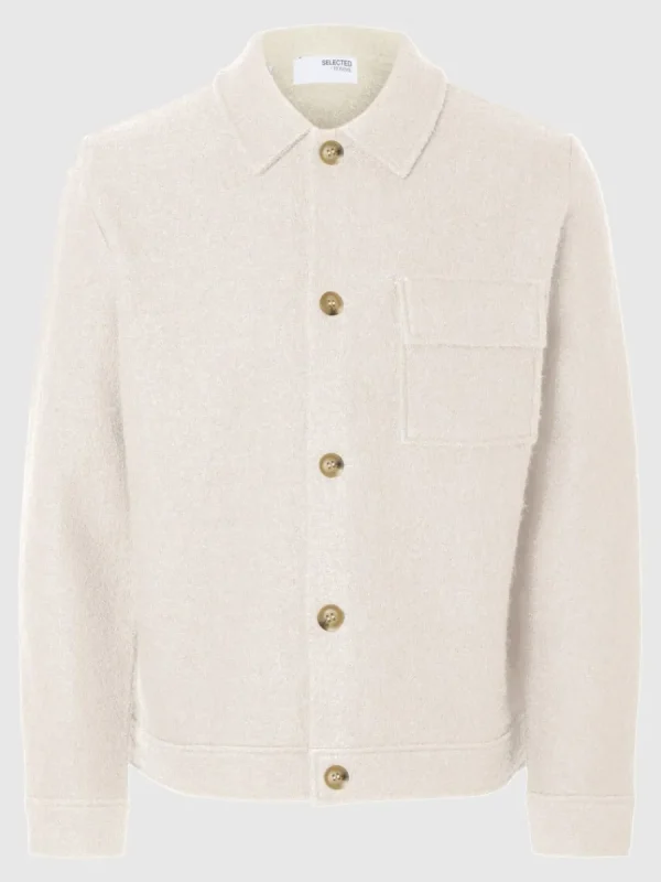 SELECTED 100% ULL SHACKET Beige Hot